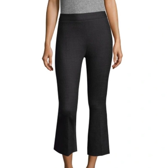 Iro virgin wool Achille ankle work pants French Size 34 black - Picture 1 of 8